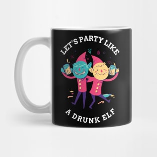 Drunk Elf Christmas Mug